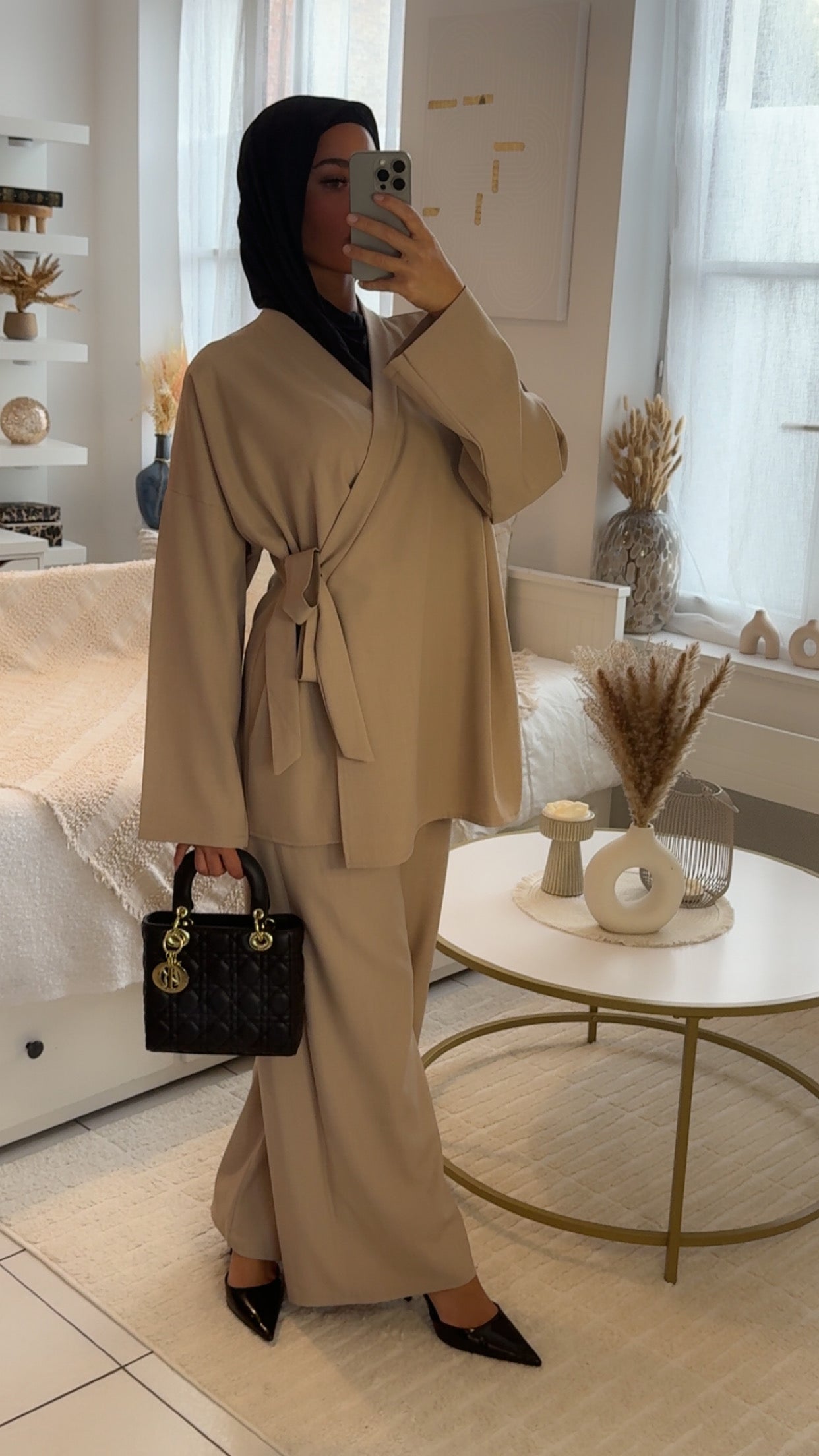 Ensemble beige