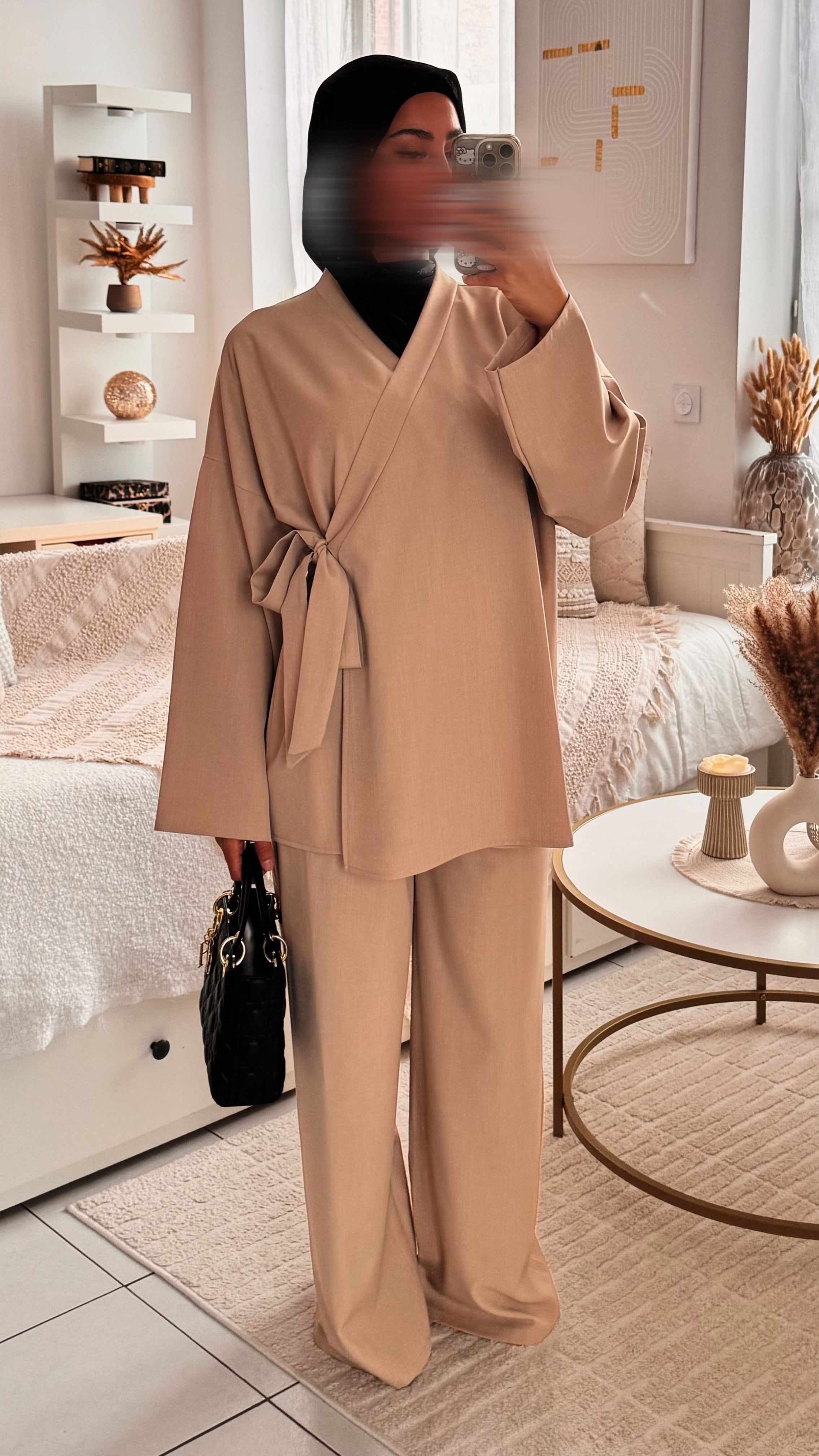 Ensemble beige