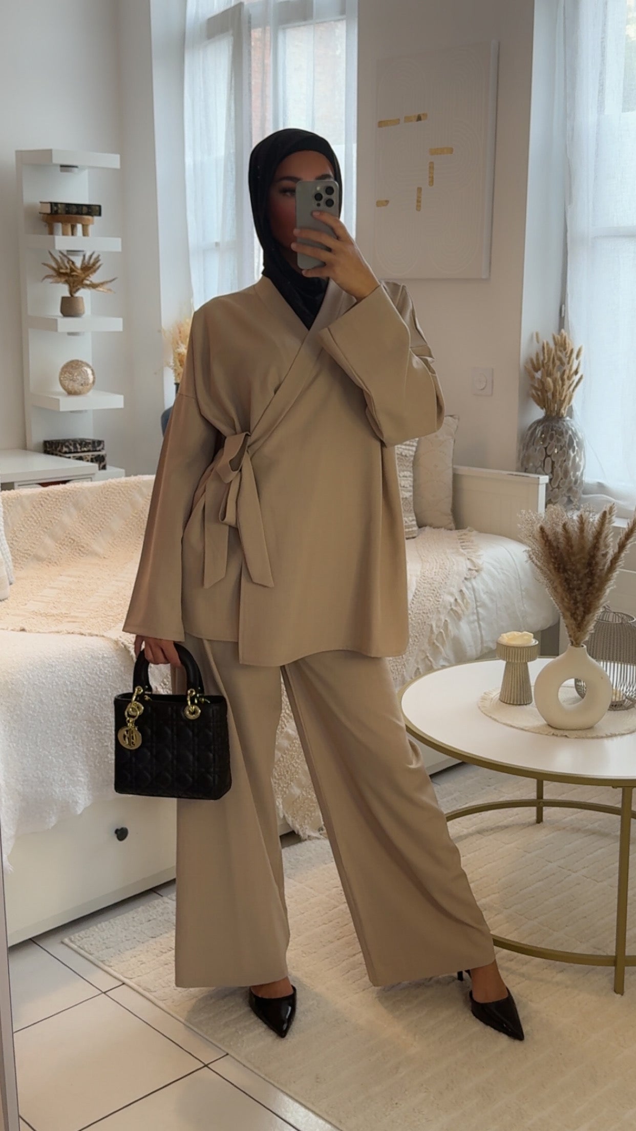 Ensemble beige
