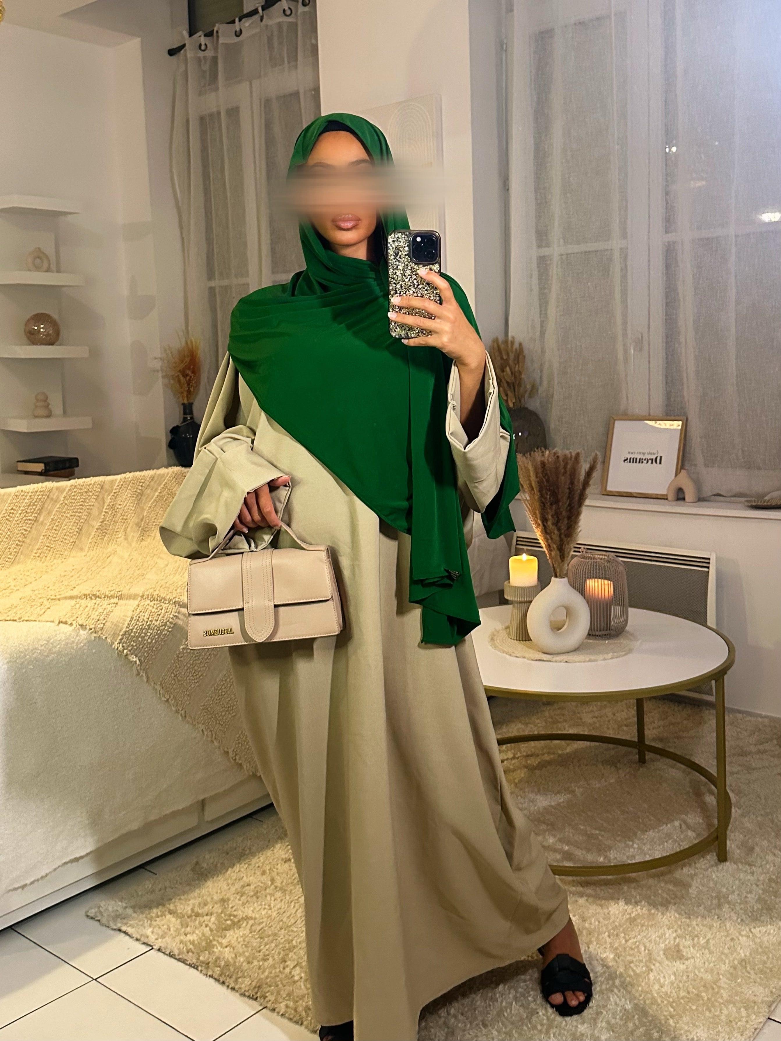 Abaya SAFIA - Beige clair