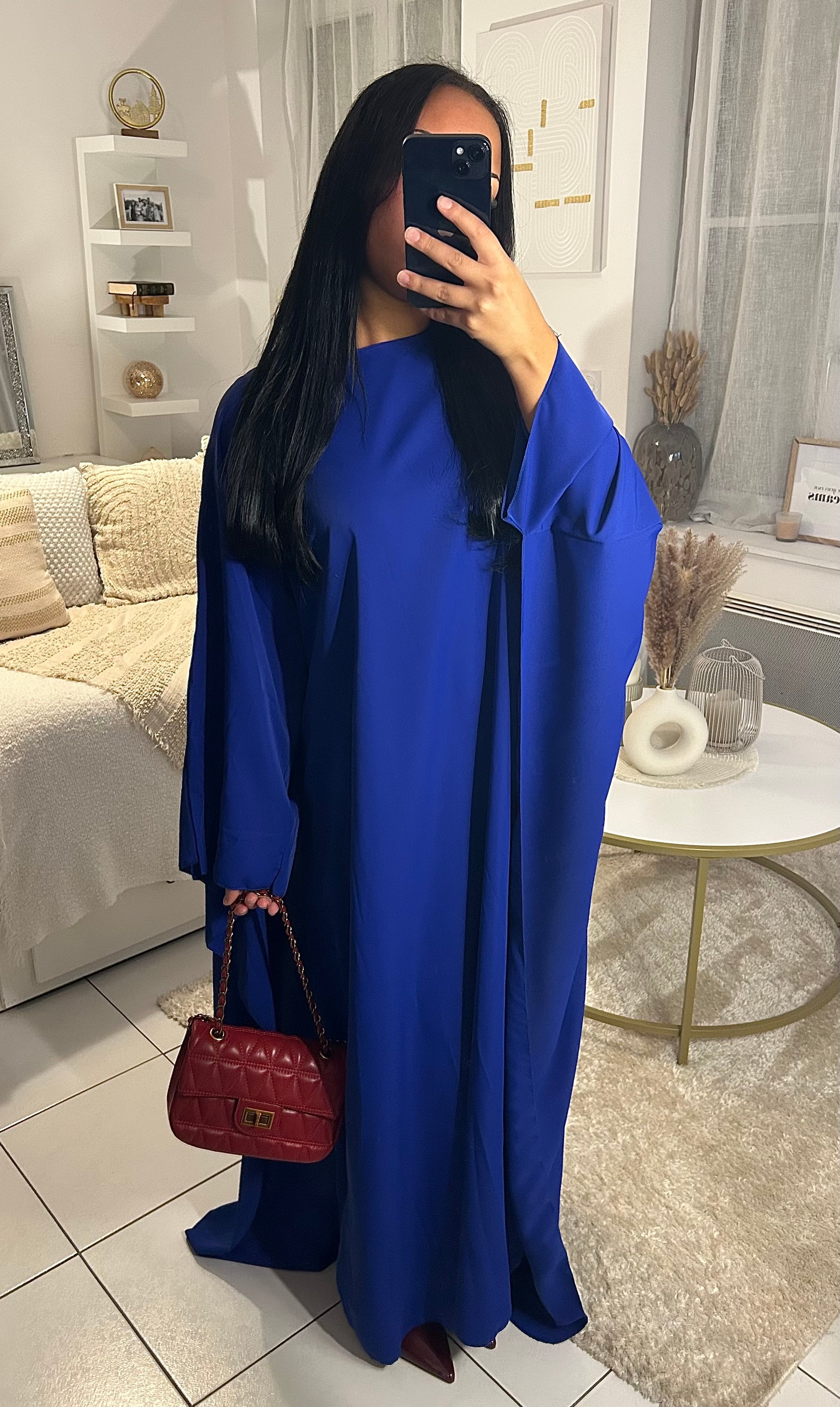 Abaya cape ARIA - Bleu royal