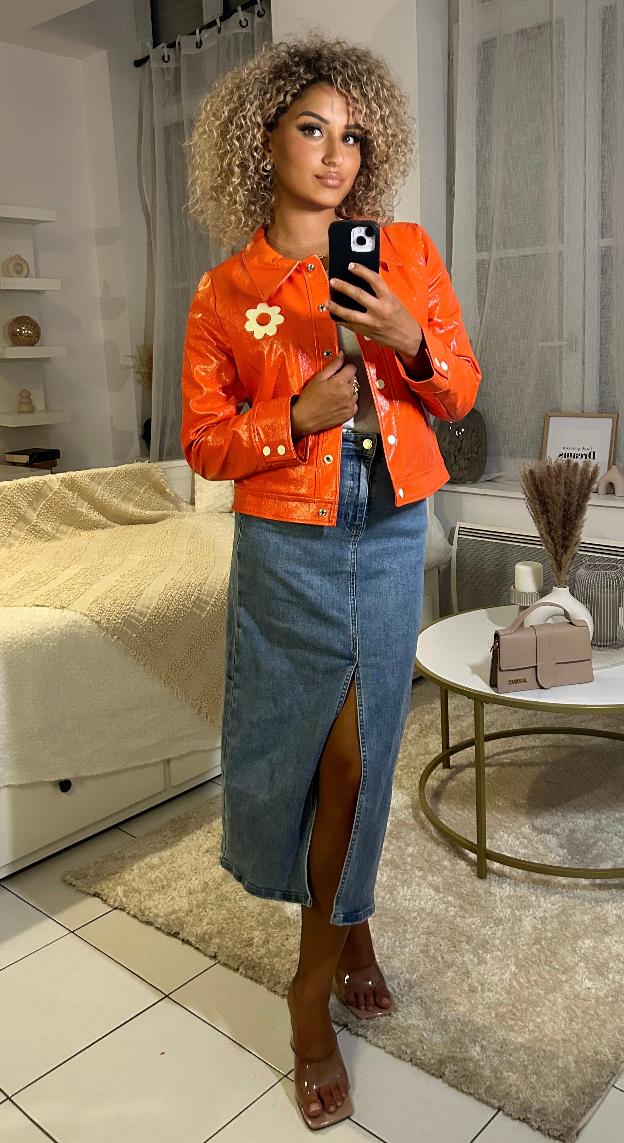 Veste prenium LYLIA - Orange