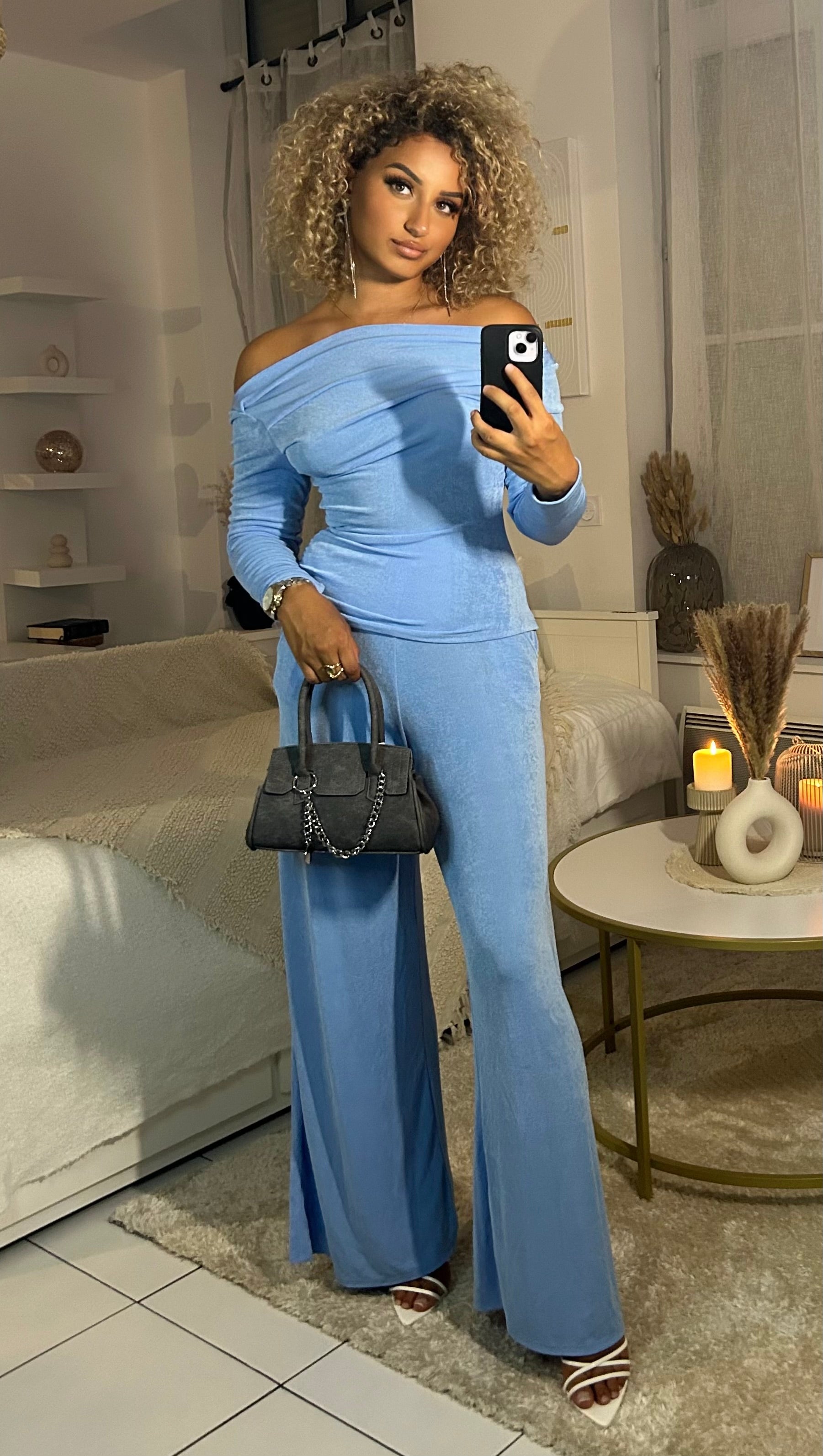 Ensemble CATALEYA - Bleu clair