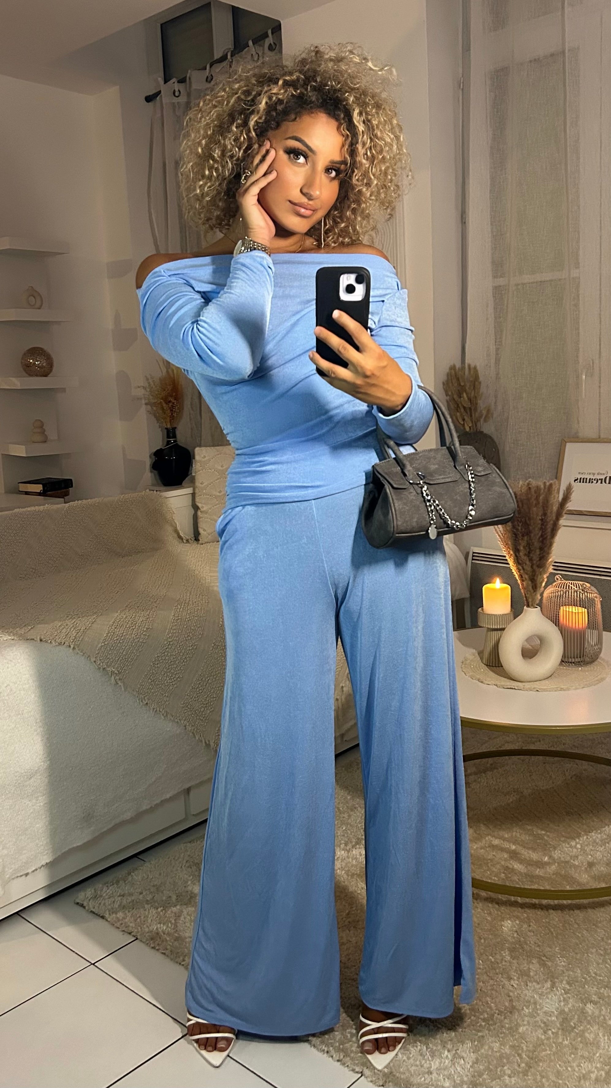 Ensemble CATALEYA - Bleu clair