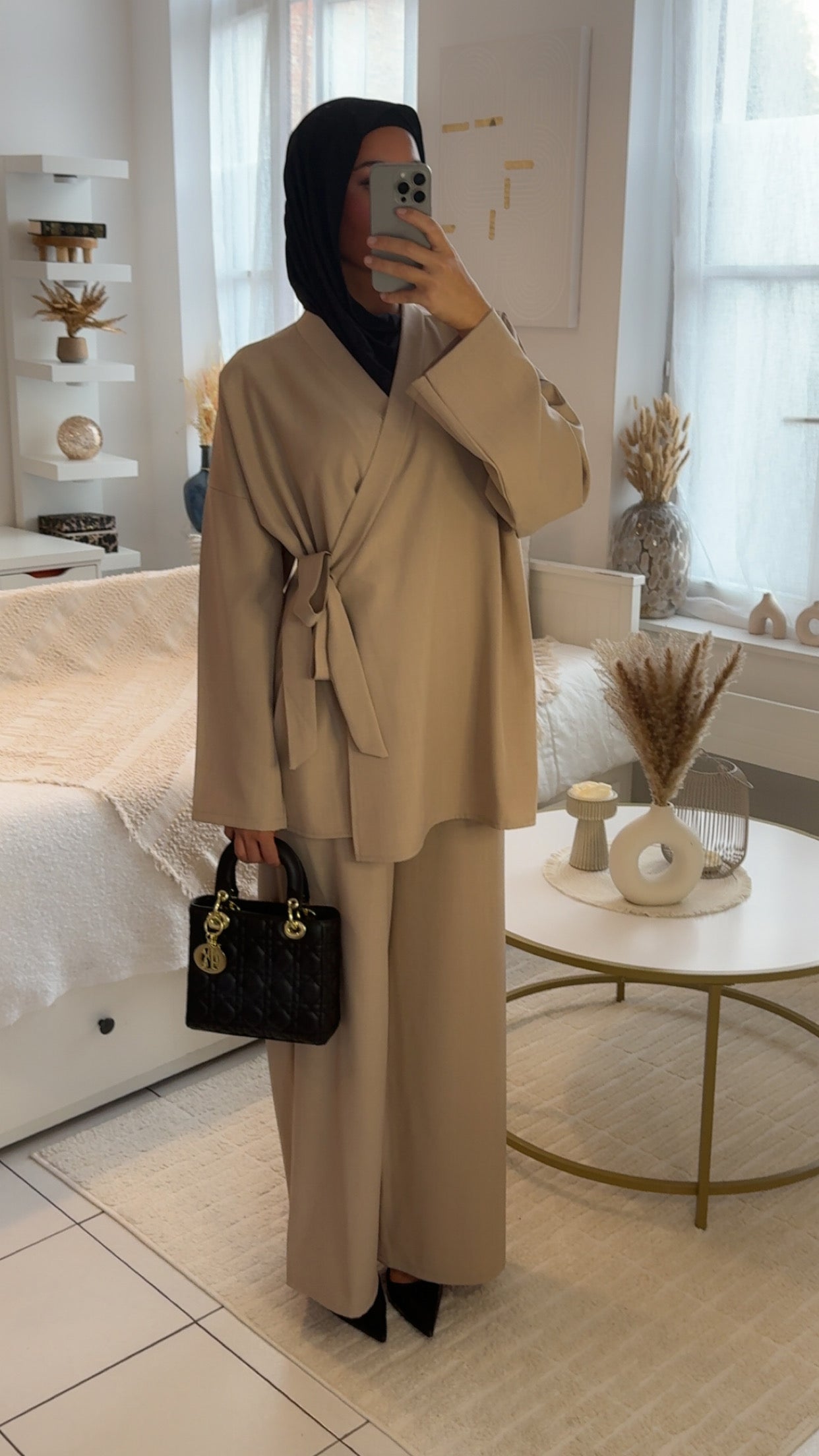 Ensemble beige